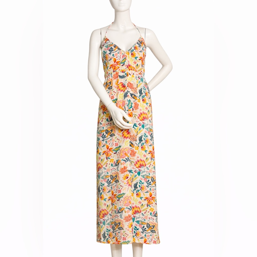Old Navy Floral Midi Dress | 100% Rayon Viscose | Size M